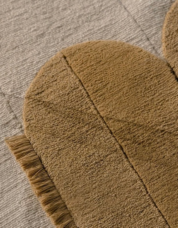 Arc Loom Handwoven Rug – Ochre Beige