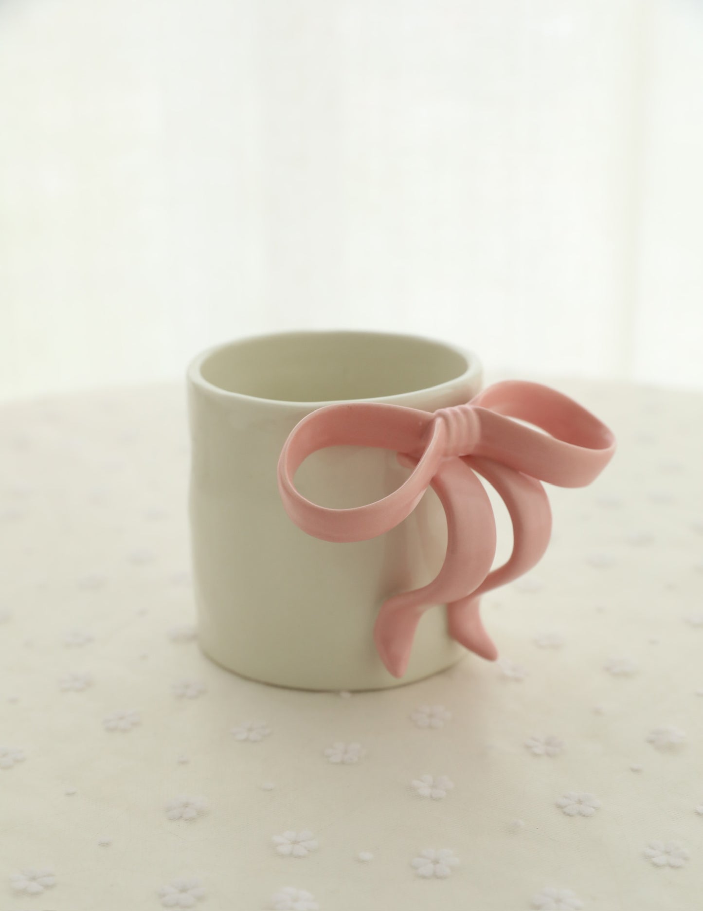 Princess Ribbon Handle Mug