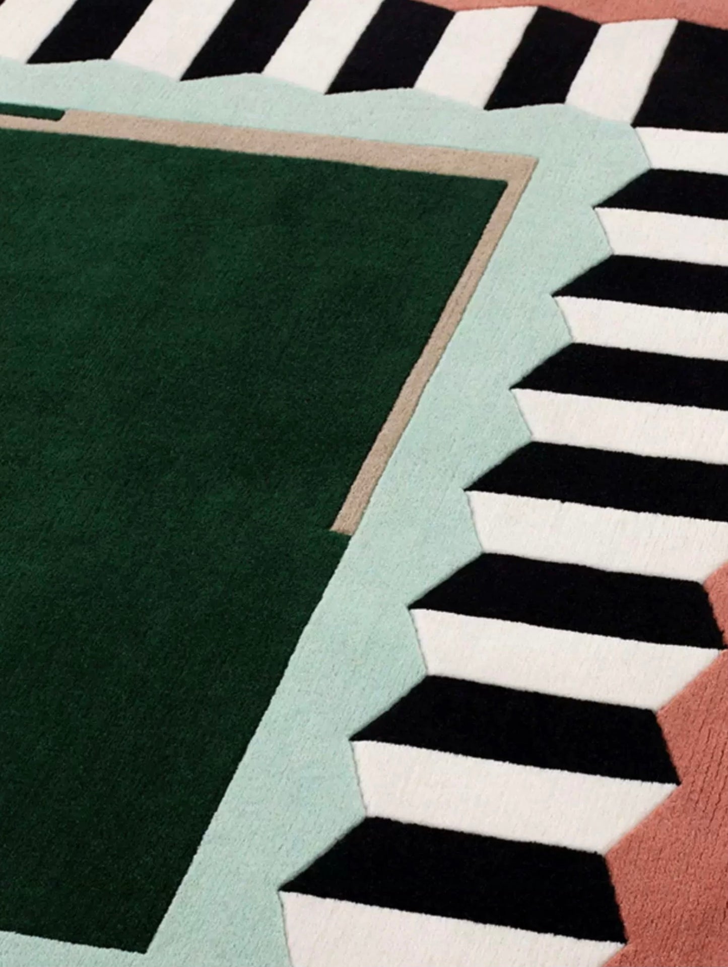 Stepscape Handwoven Rug — Four Colorways