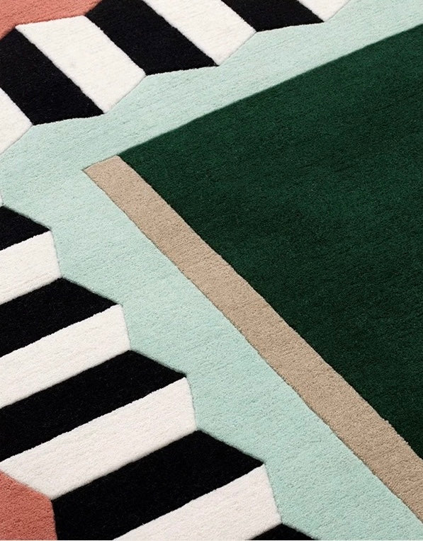 Stepscape Handwoven Rug — Four Colorways