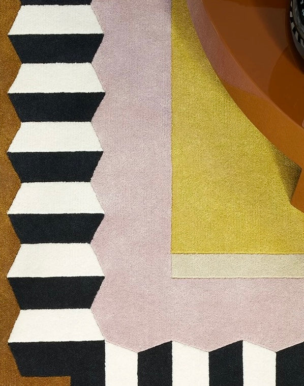 Stepscape Handwoven Rug — Four Colorways