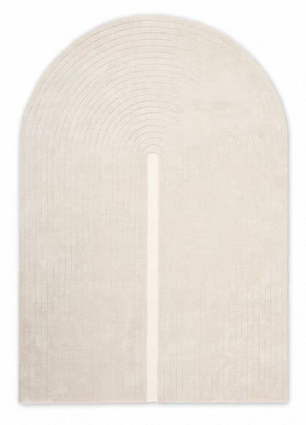Archline Handwoven Rug – Cream & Ivory