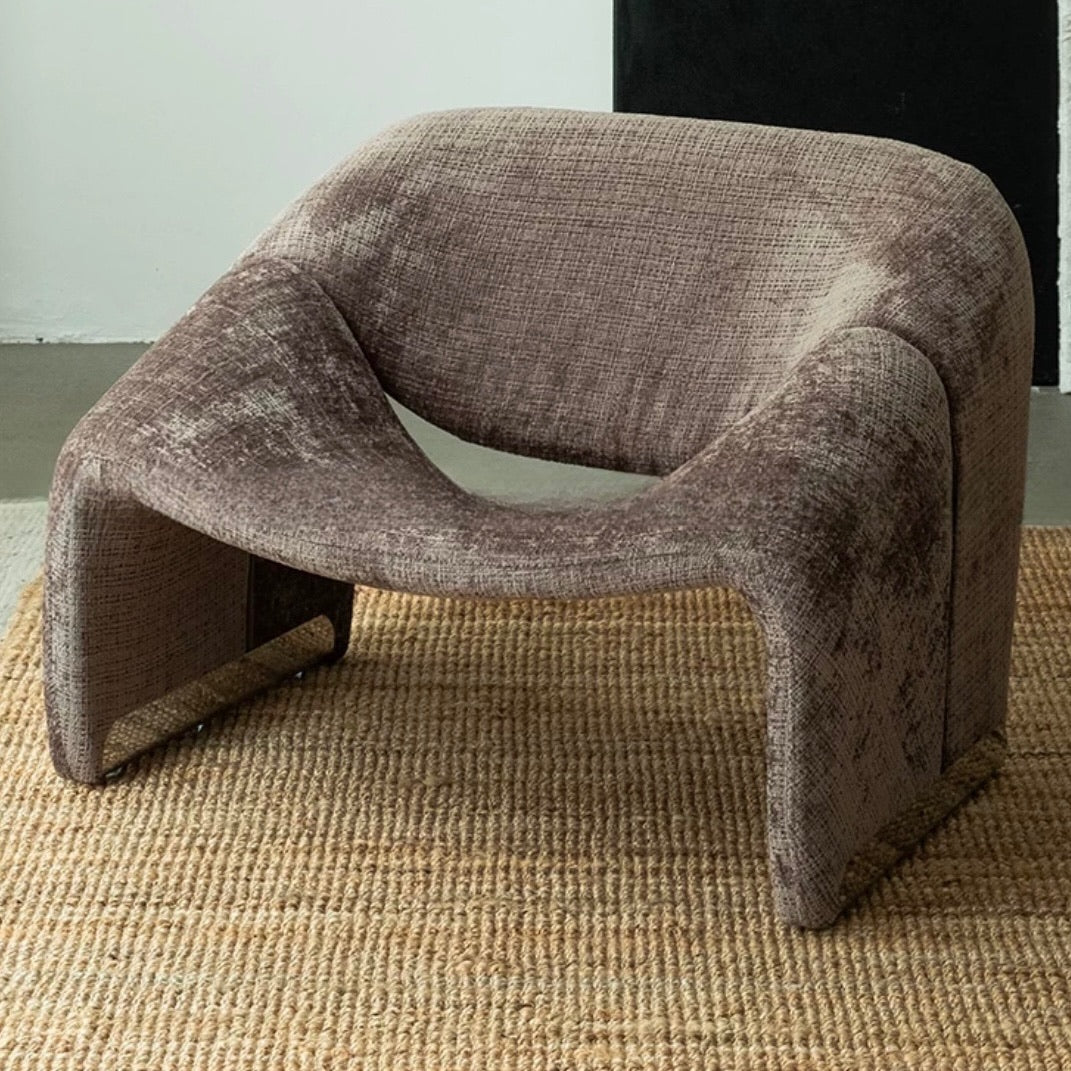 Smiley Minimalist Arc Lounge Chair