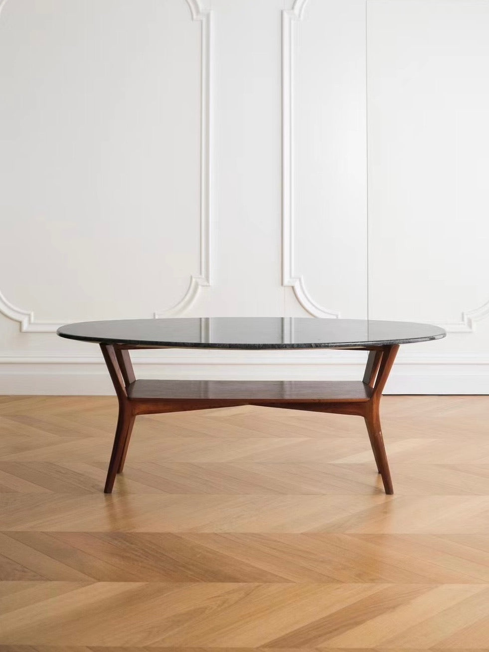 Italian Vintage Marble Tea Table