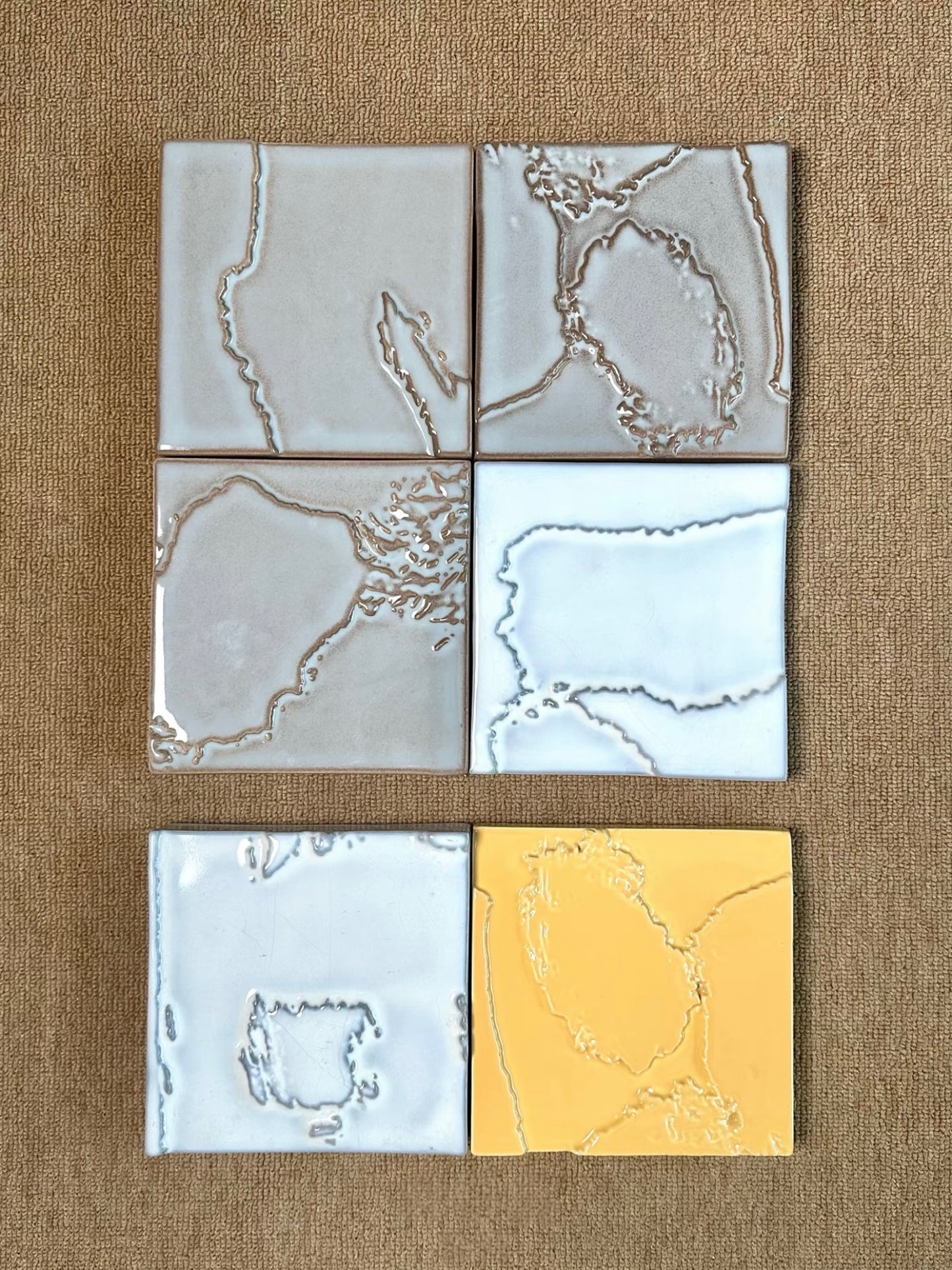 Relief Glaze Handcrafted Tile