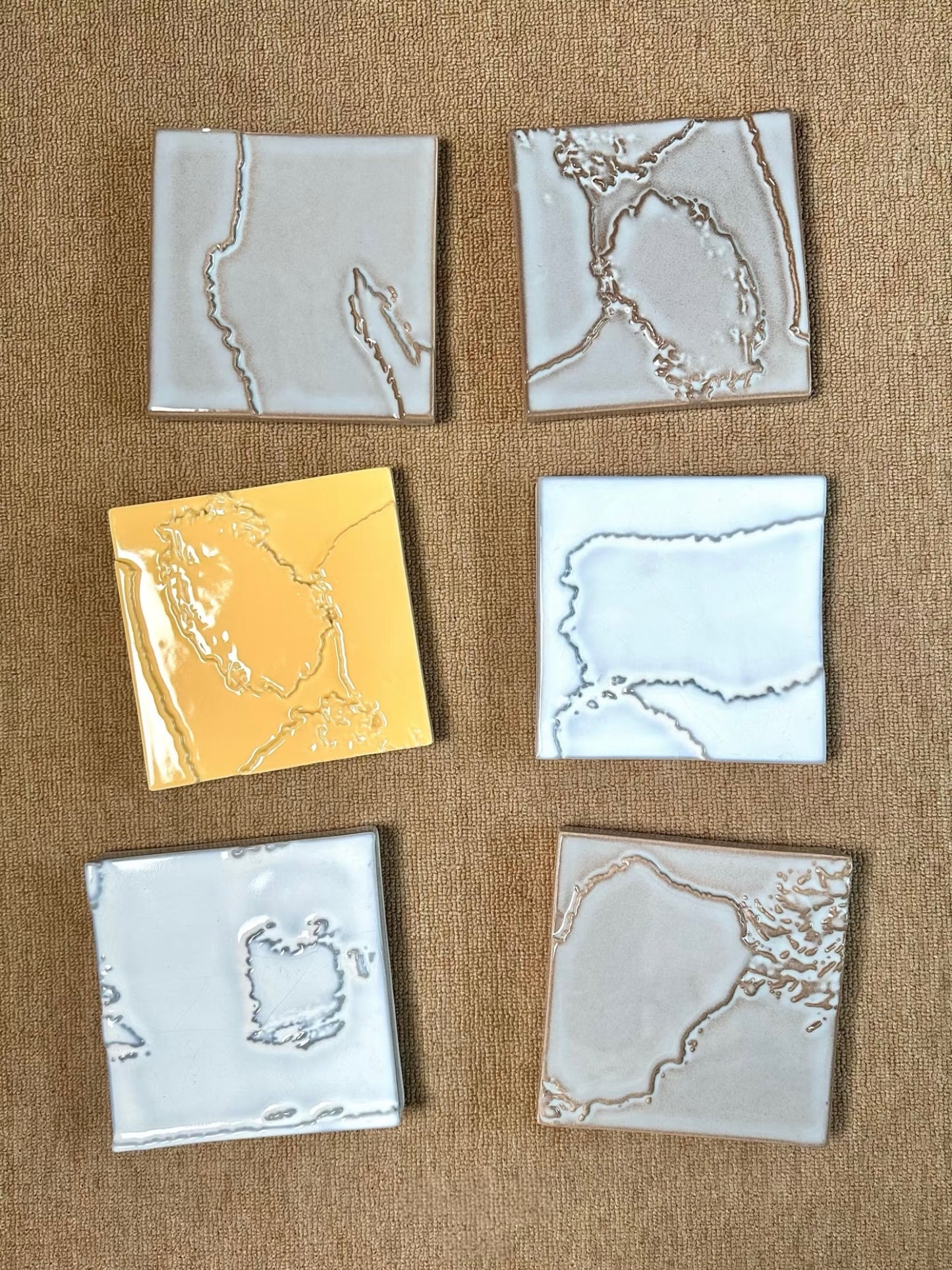 Relief Glaze Handcrafted Tile