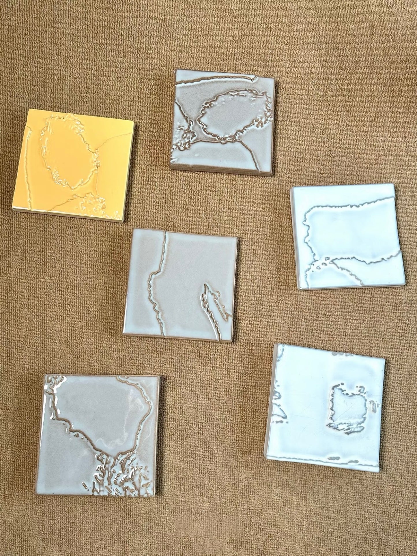 Relief Glaze Handcrafted Tile