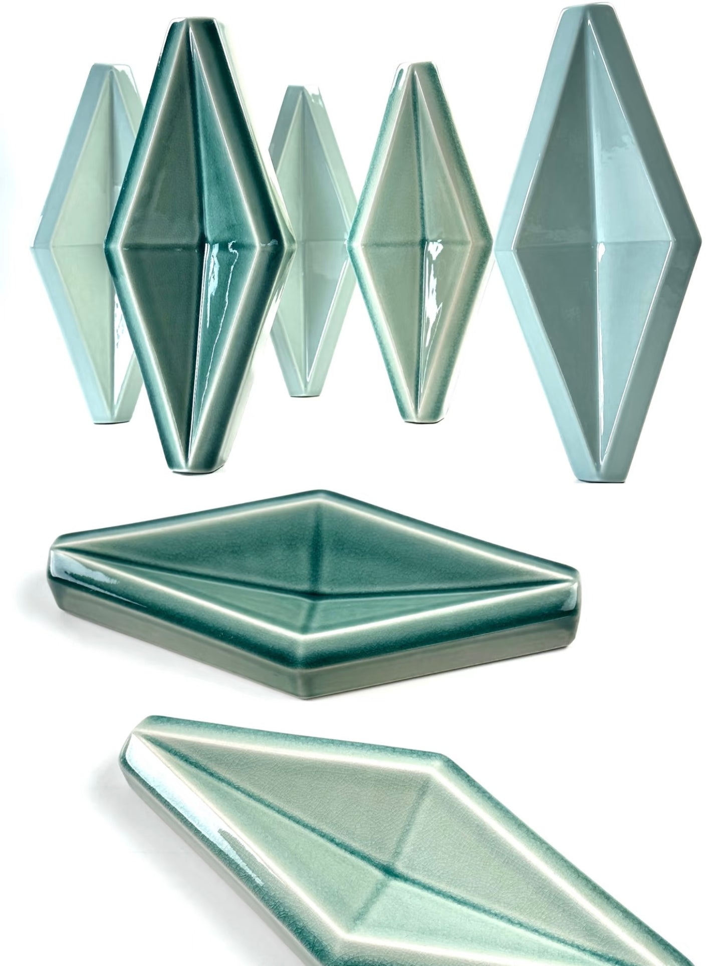 Prism Form Handcrafted Tile