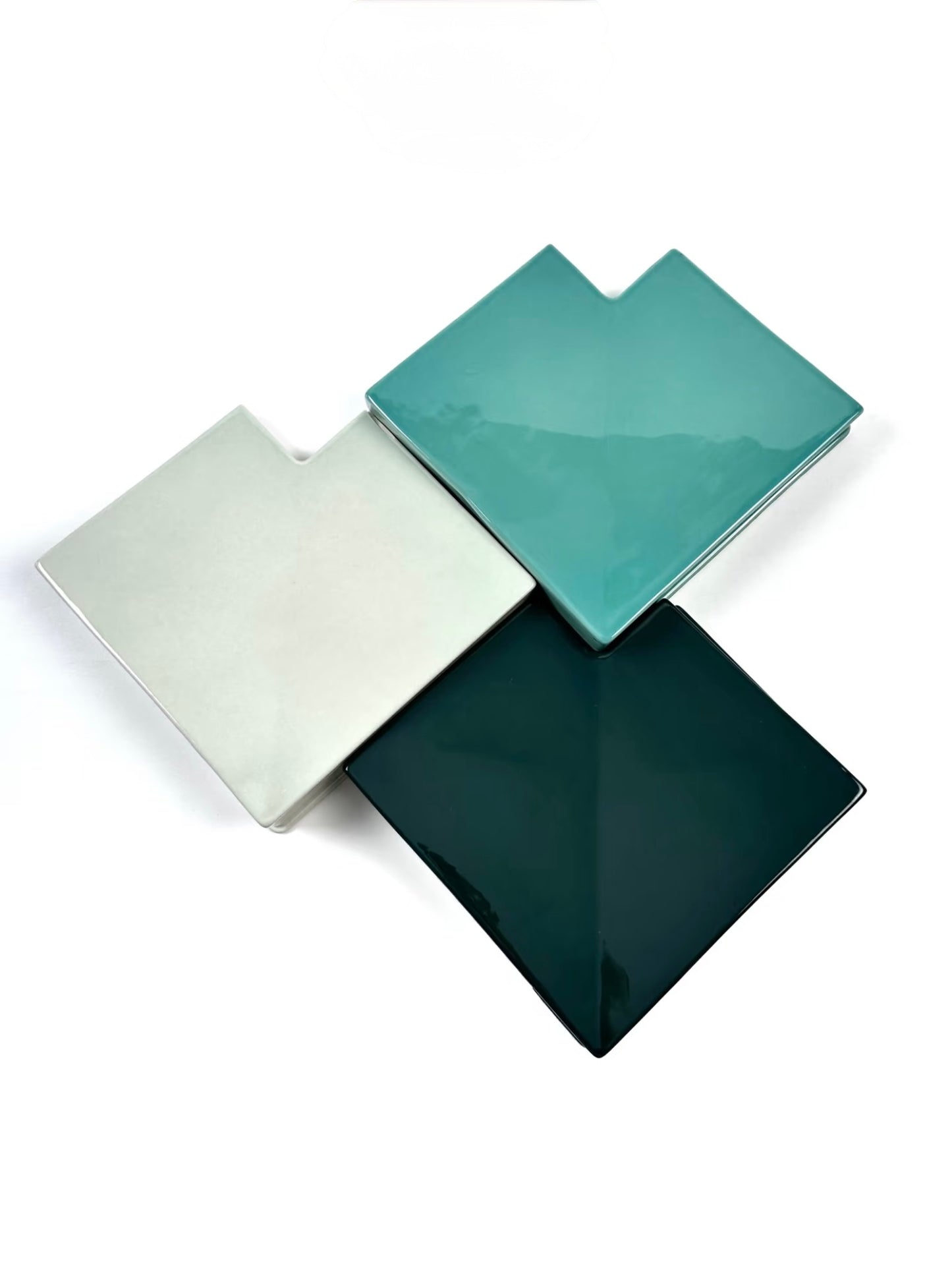 Folded Square Handcrafted Tile