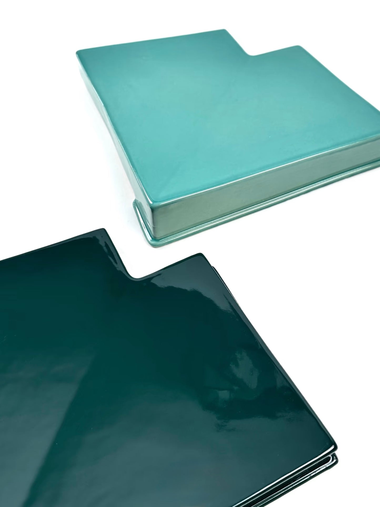 Folded Square Handcrafted Tile