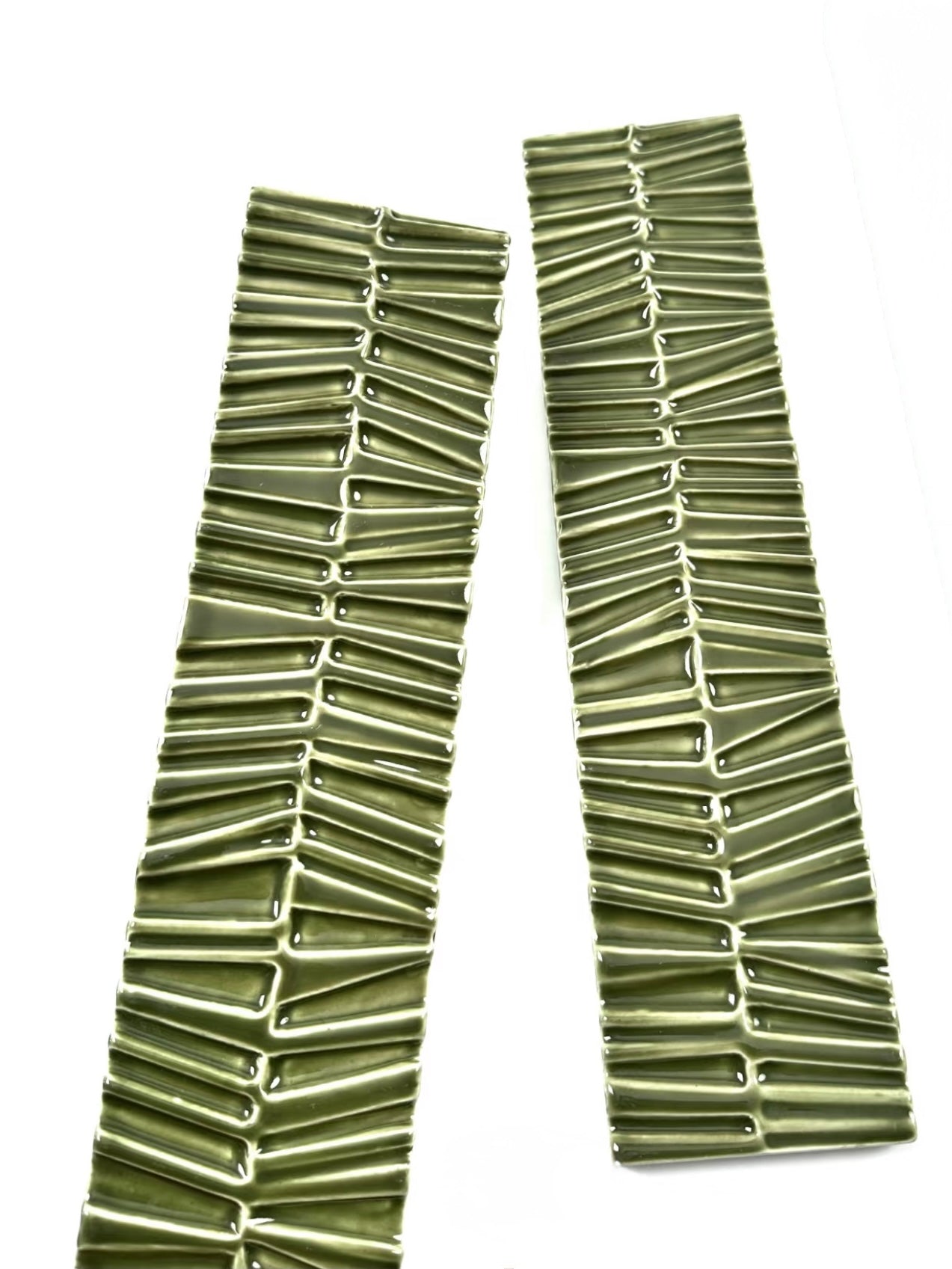 Fern Line Handcrafted Tile