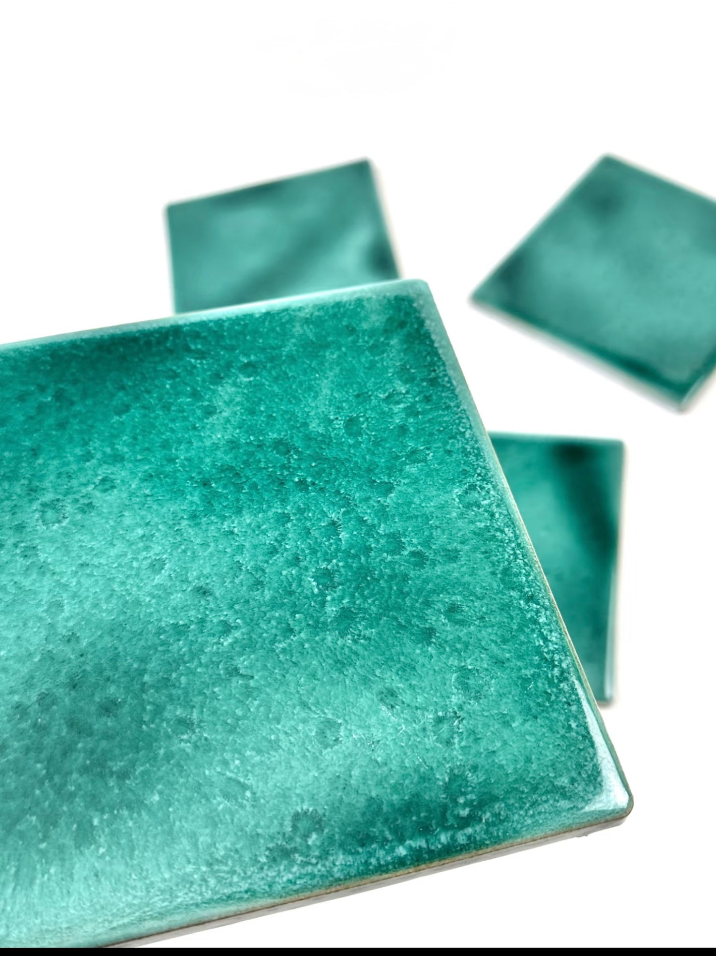 Verdant Square Handcrafted Tile