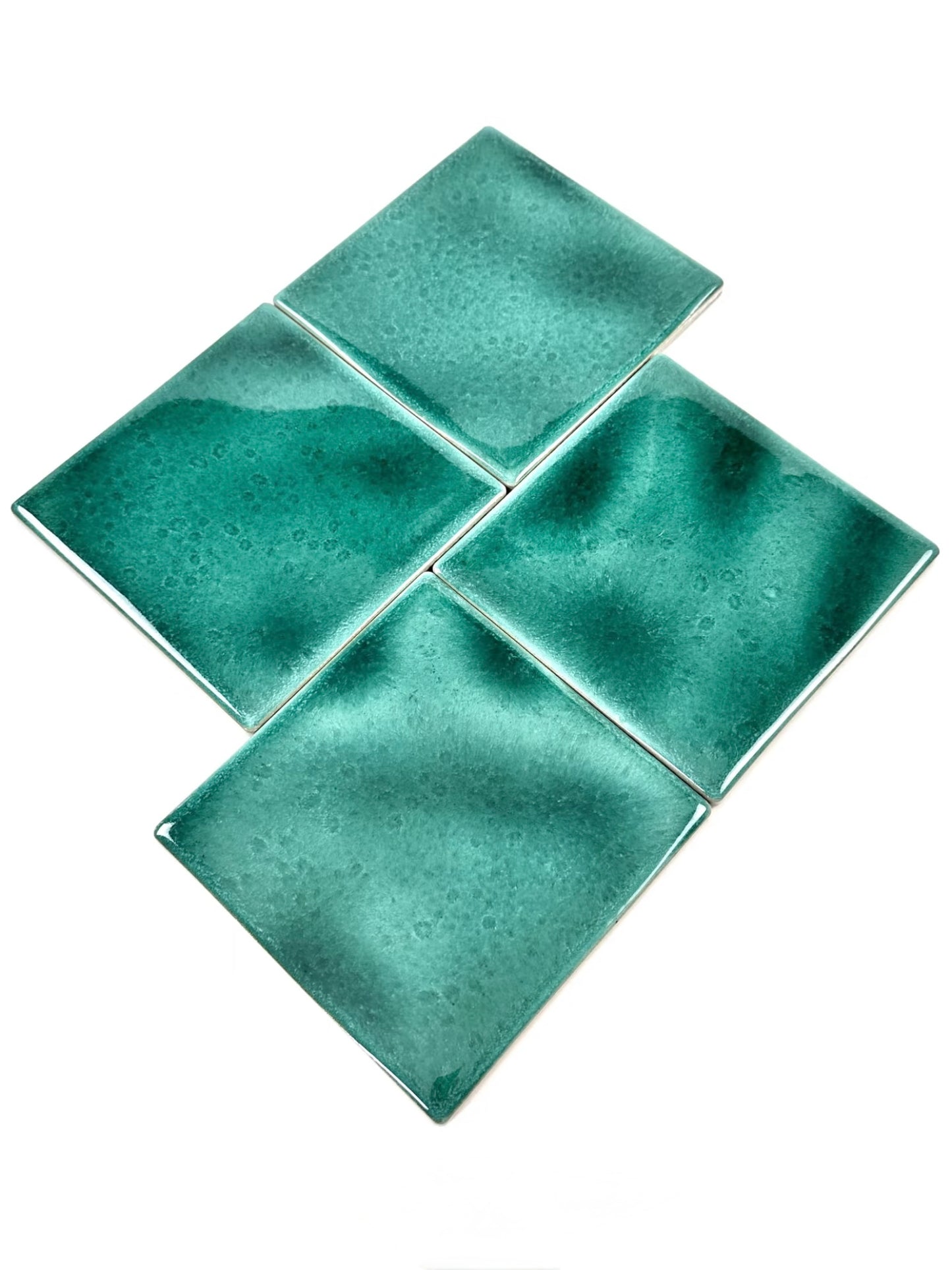 Verdant Square Handcrafted Tile