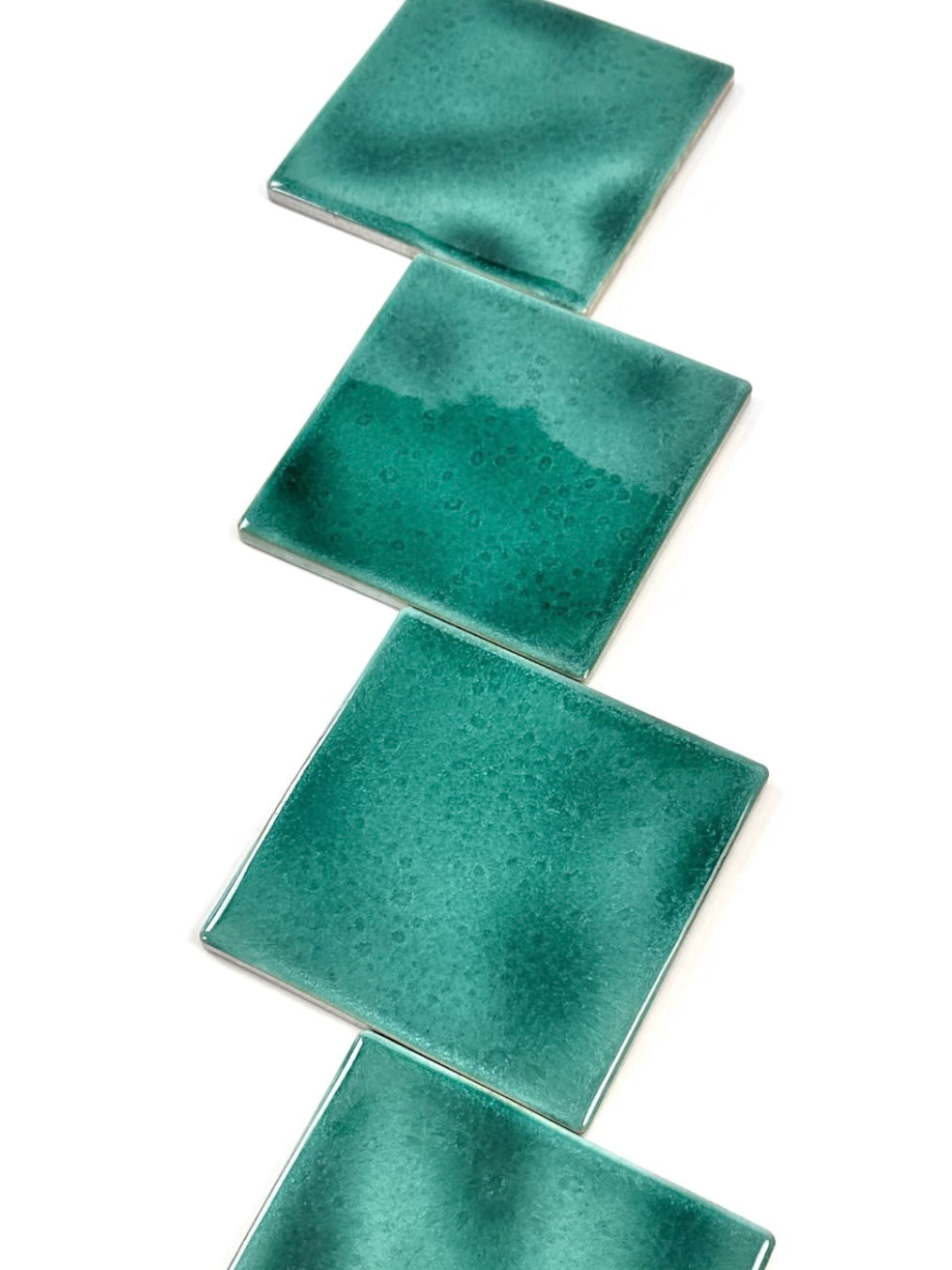 Verdant Square Handcrafted Tile