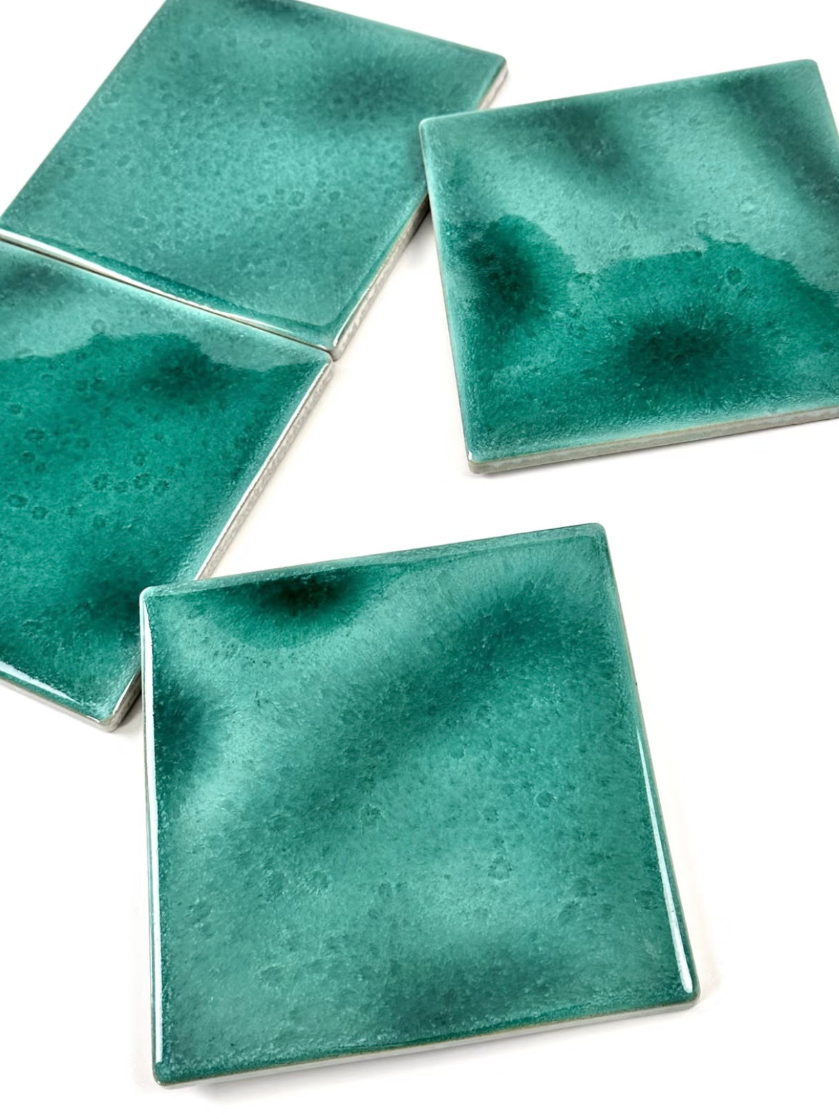 Verdant Square Handcrafted Tile