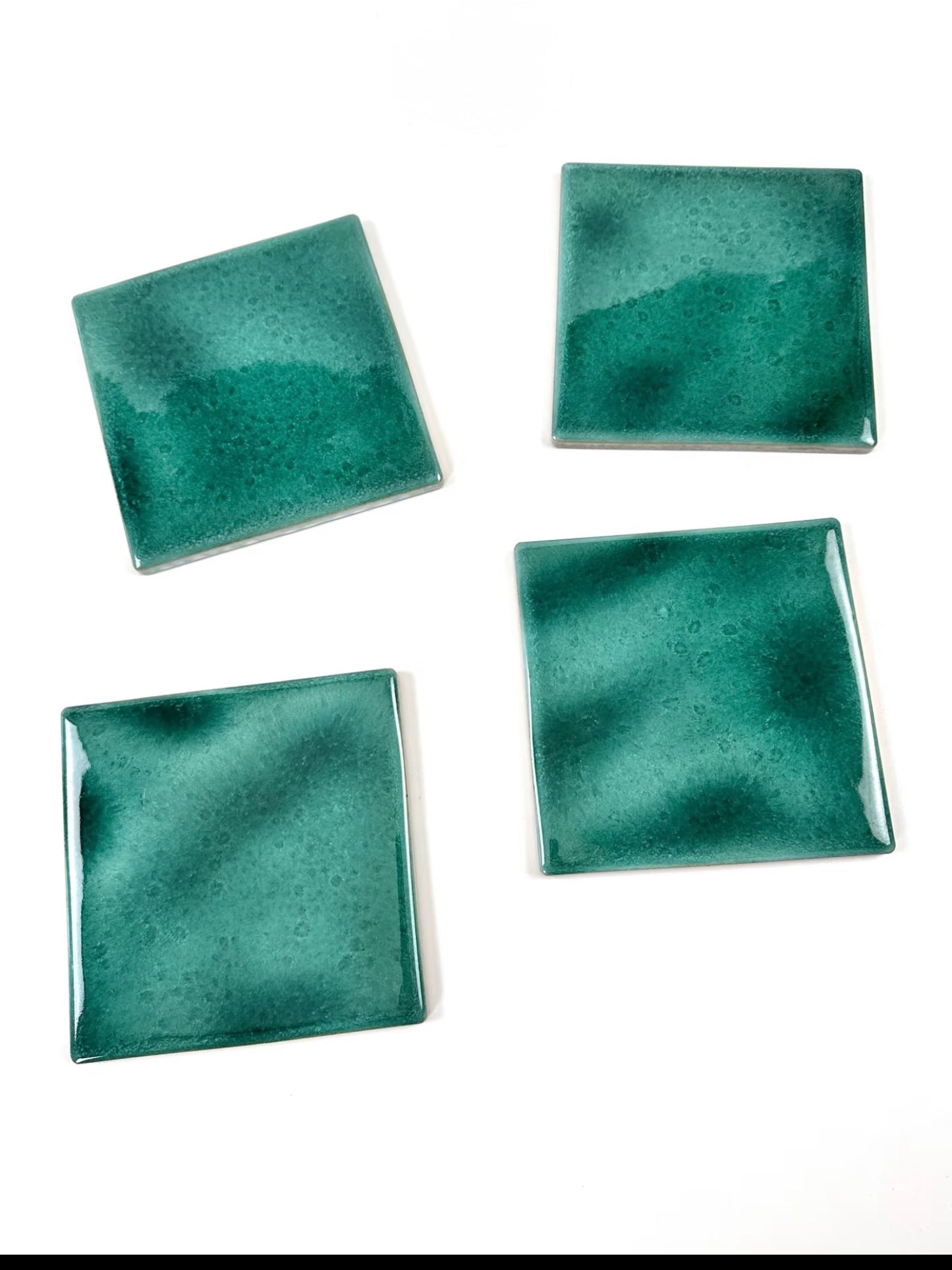Verdant Square Handcrafted Tile