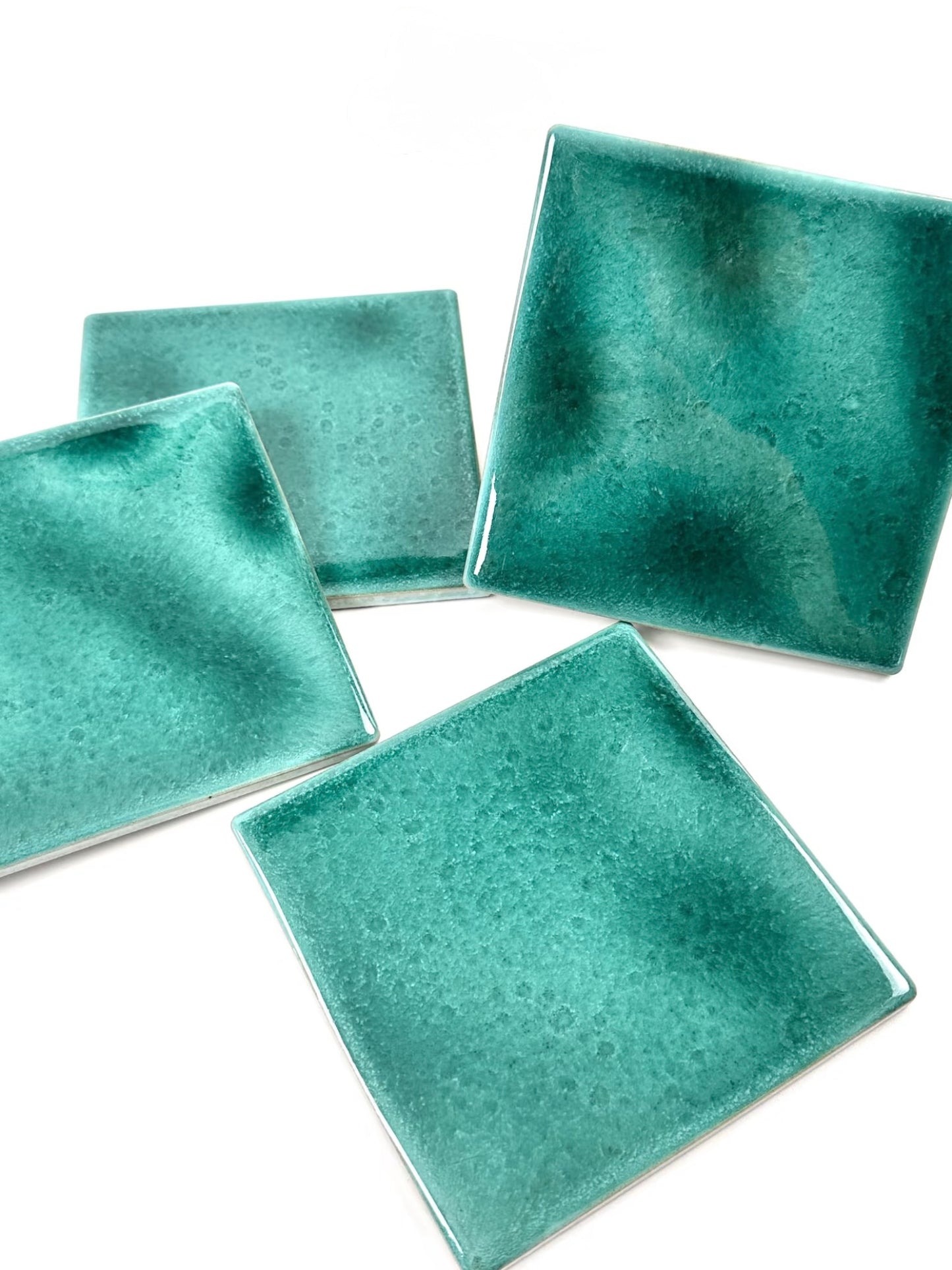 Verdant Square Handcrafted Tile