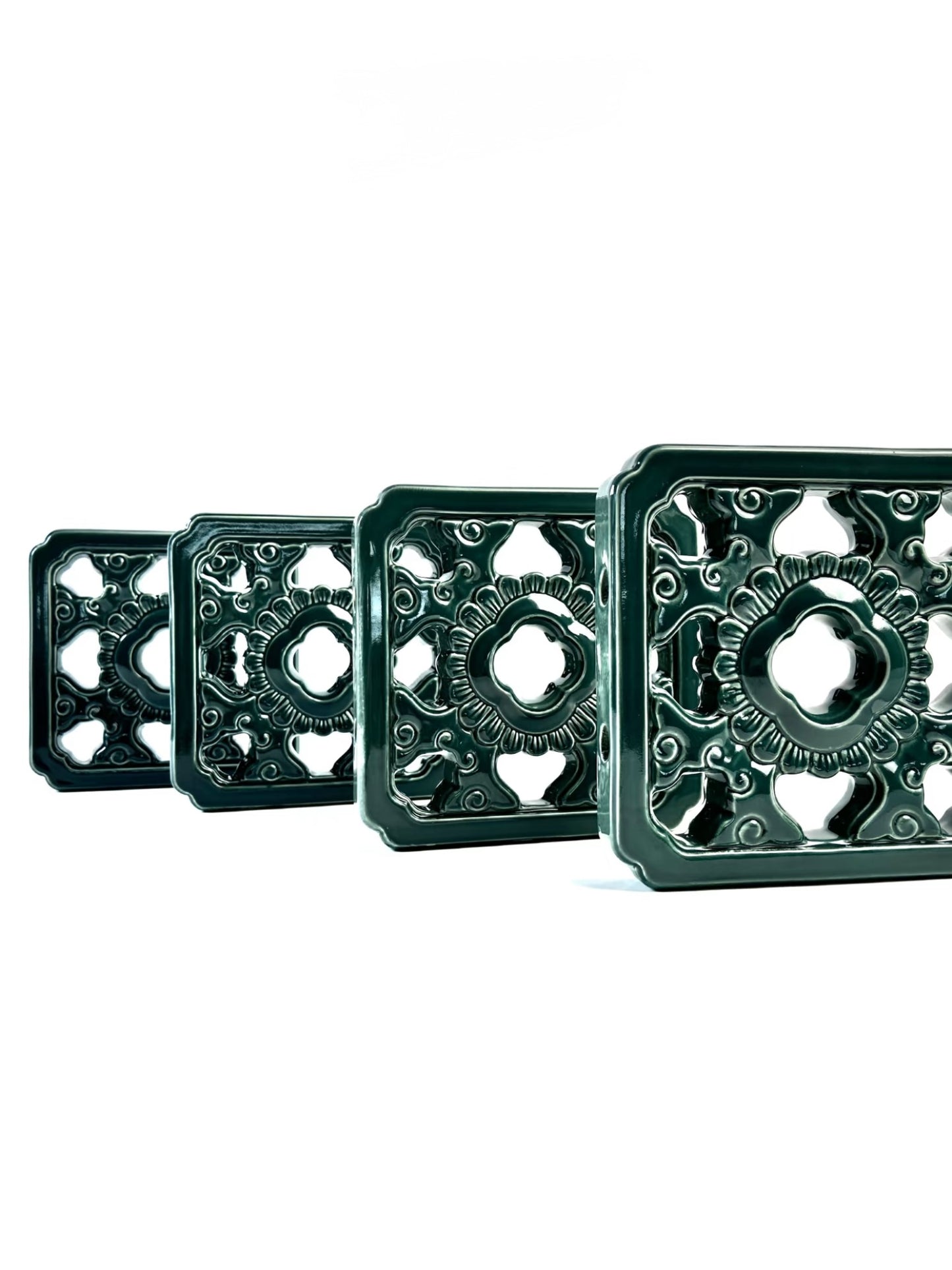 Lattice Motif Handcrafted Tile