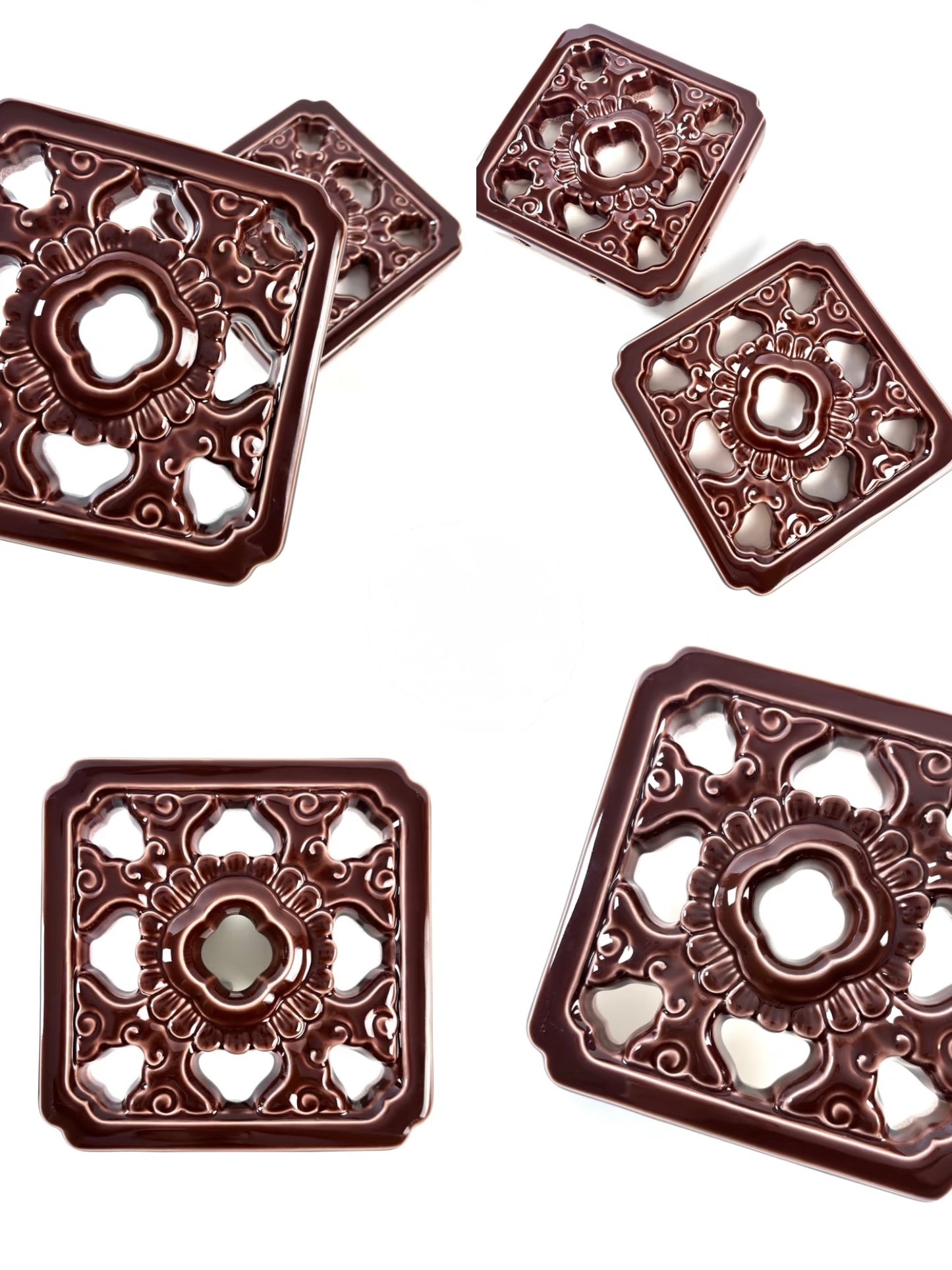 Lattice Motif Handcrafted Tile
