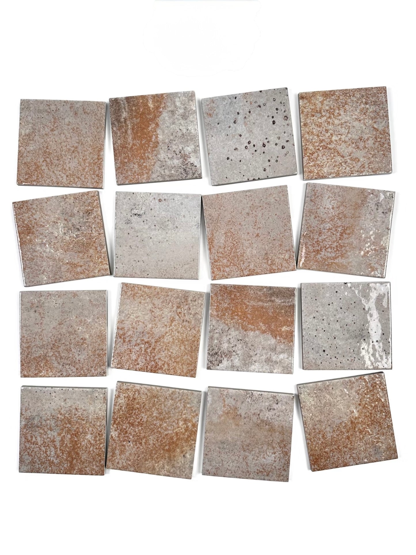 Rust Patina Handcrafted Tile