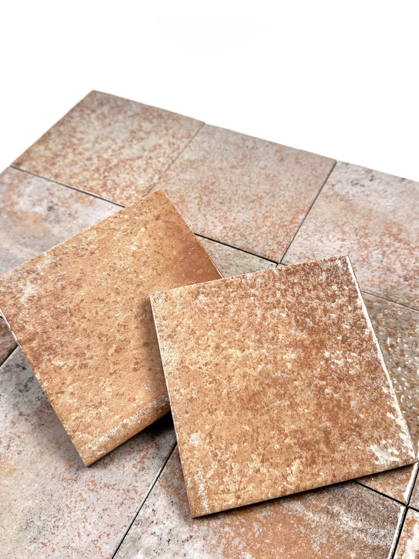 Rust Patina Handcrafted Tile