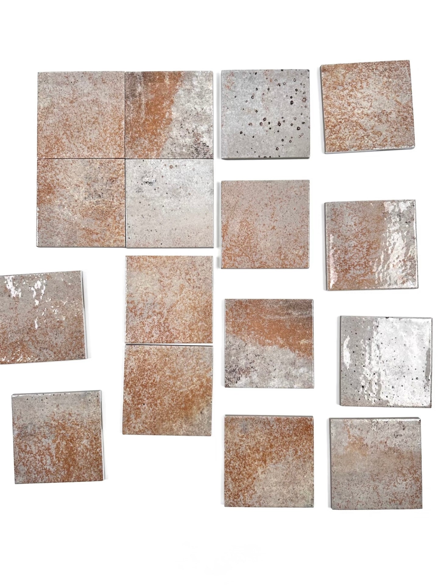 Rust Patina Handcrafted Tile