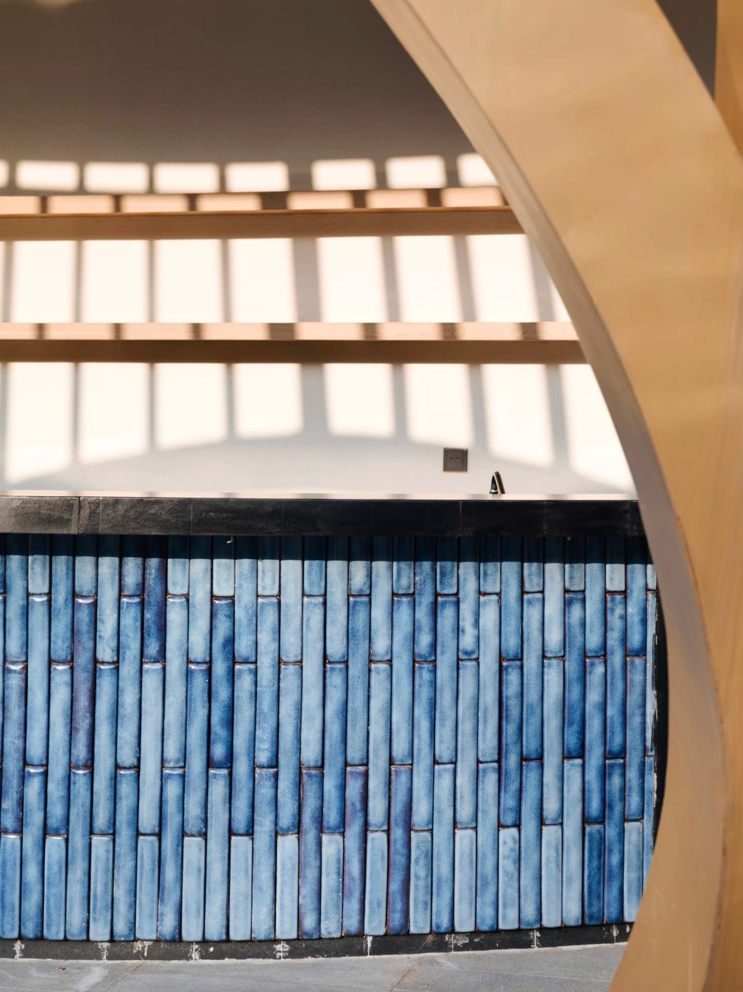 Azure Mist Handcrafted Tile