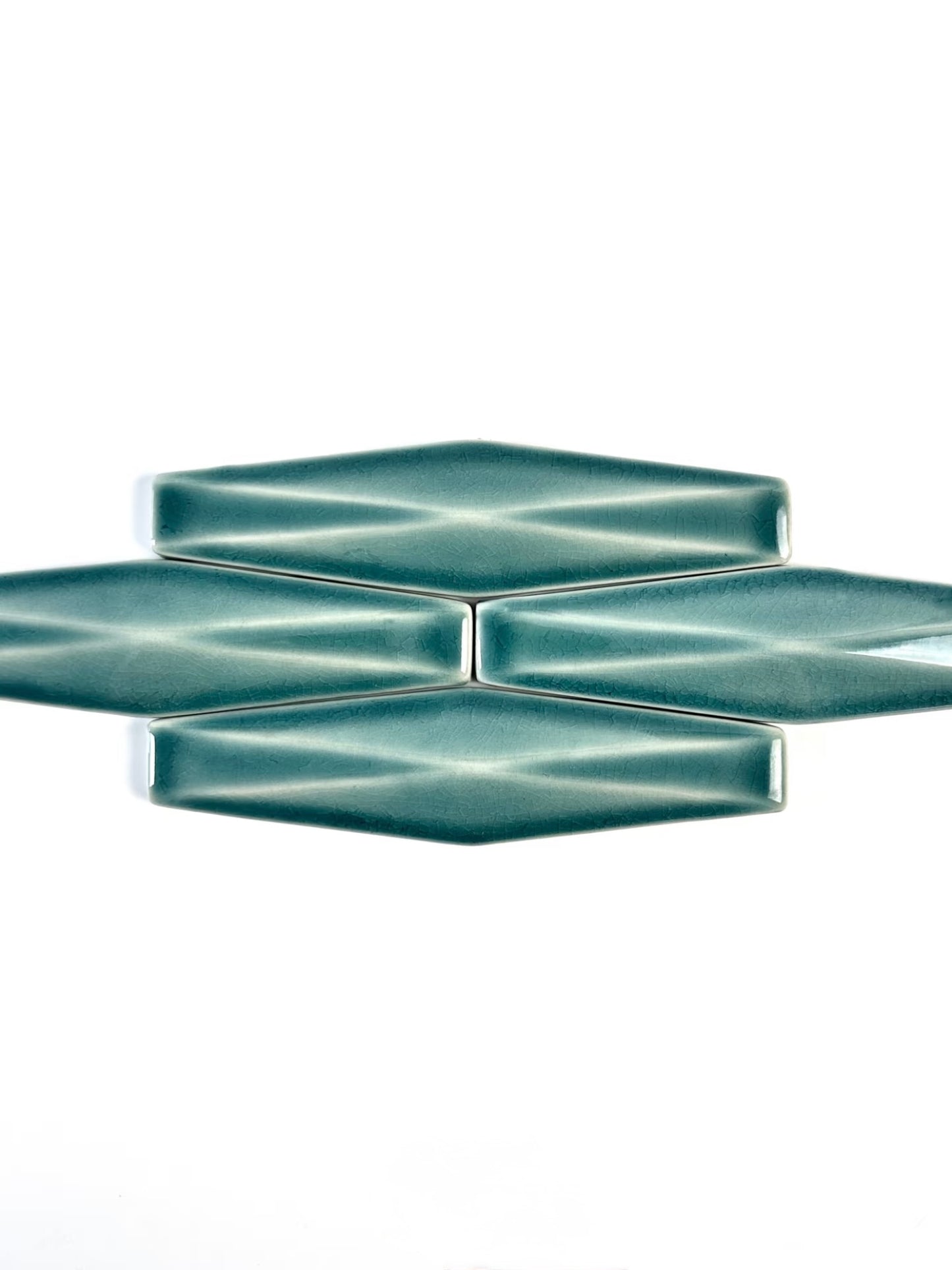 Emerald Prism Handcrafted Tile