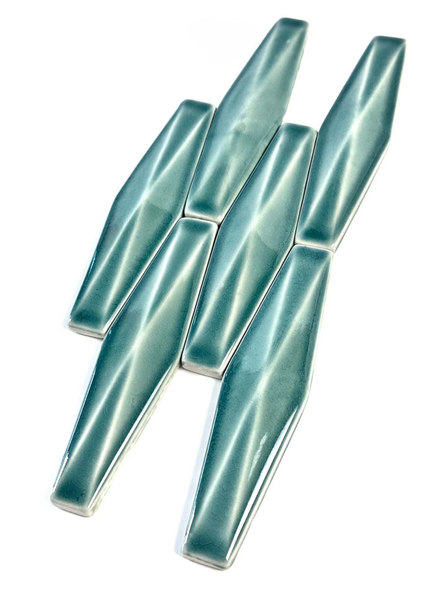 Emerald Prism Handcrafted Tile