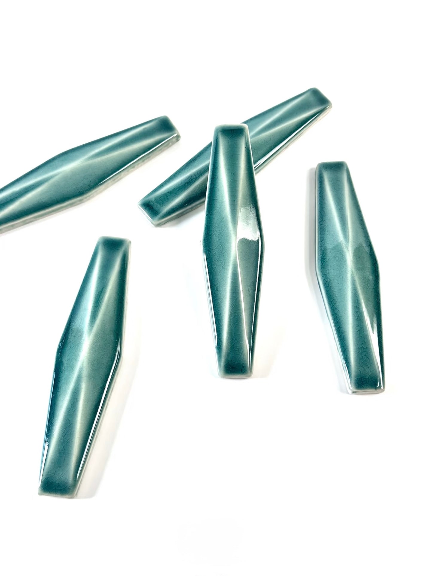 Emerald Prism Handcrafted Tile
