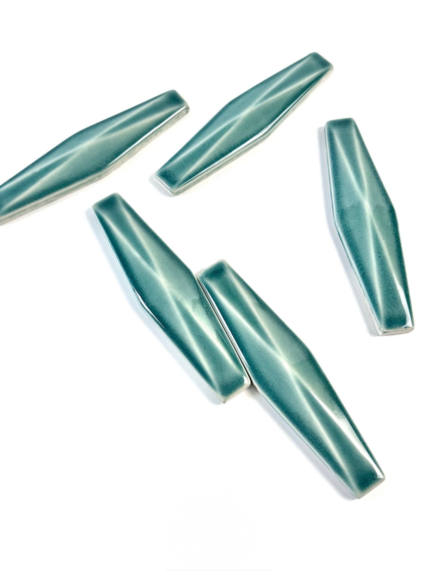 Emerald Prism Handcrafted Tile