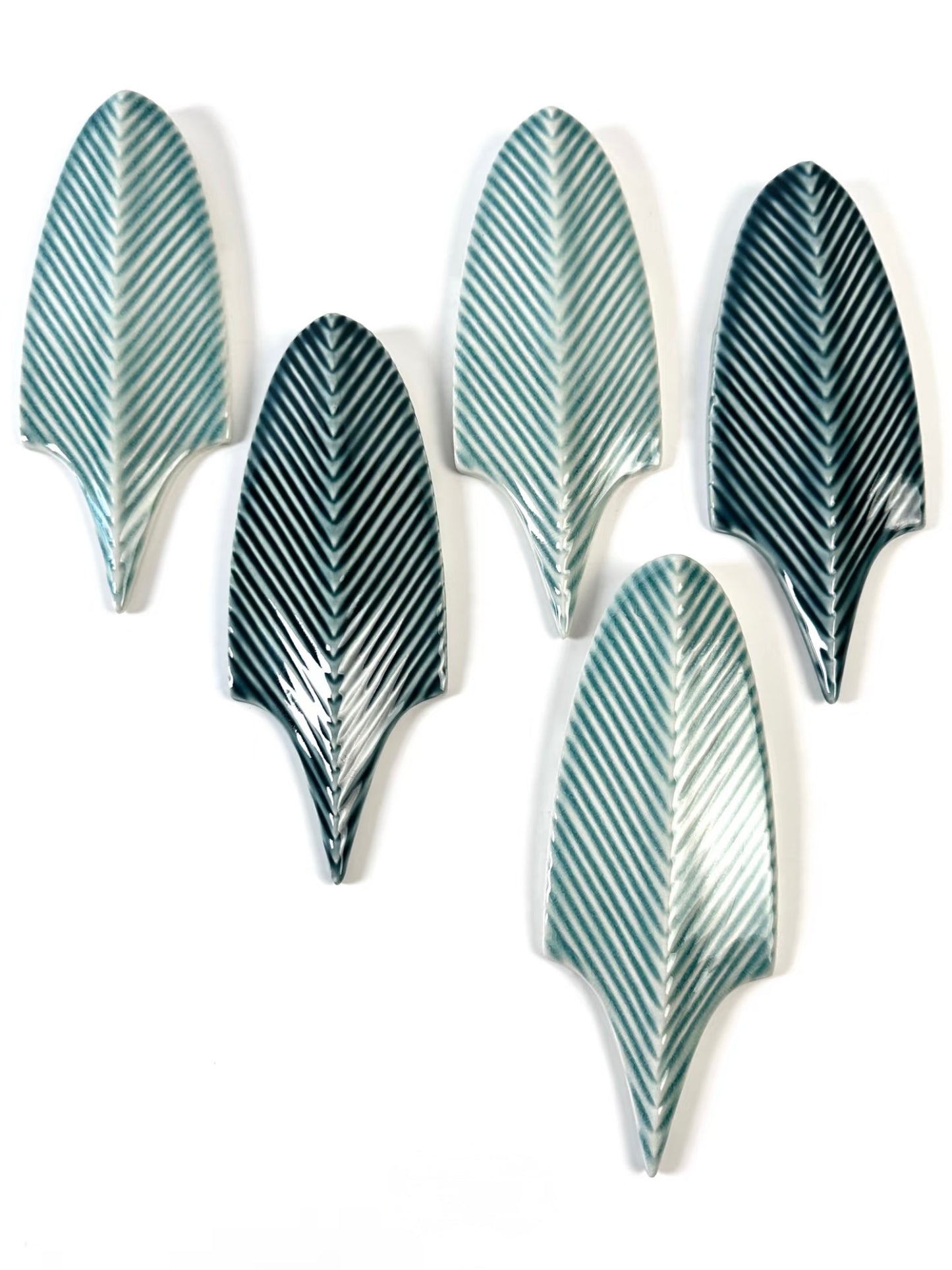 Aqua Leaf Tile