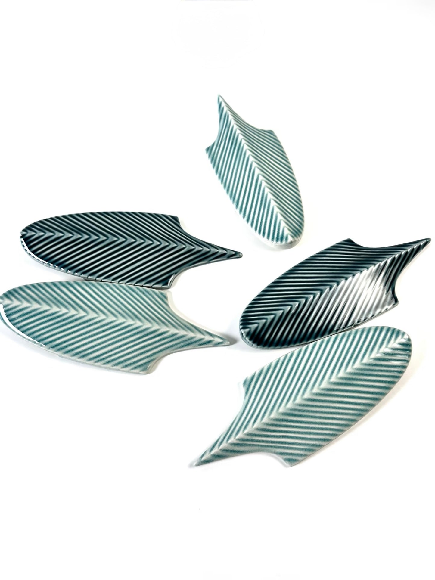 Aqua Leaf Tile