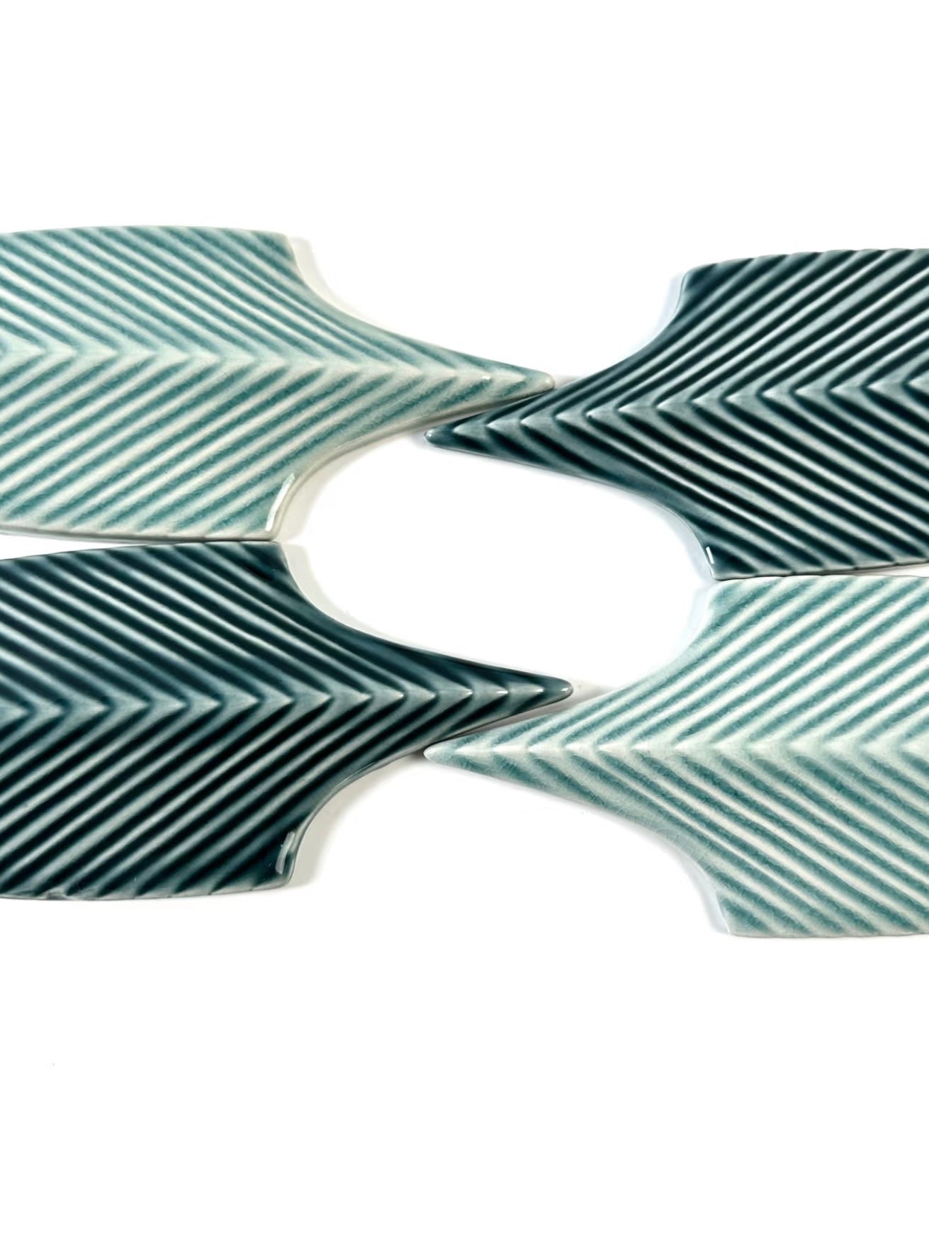 Aqua Leaf Tile