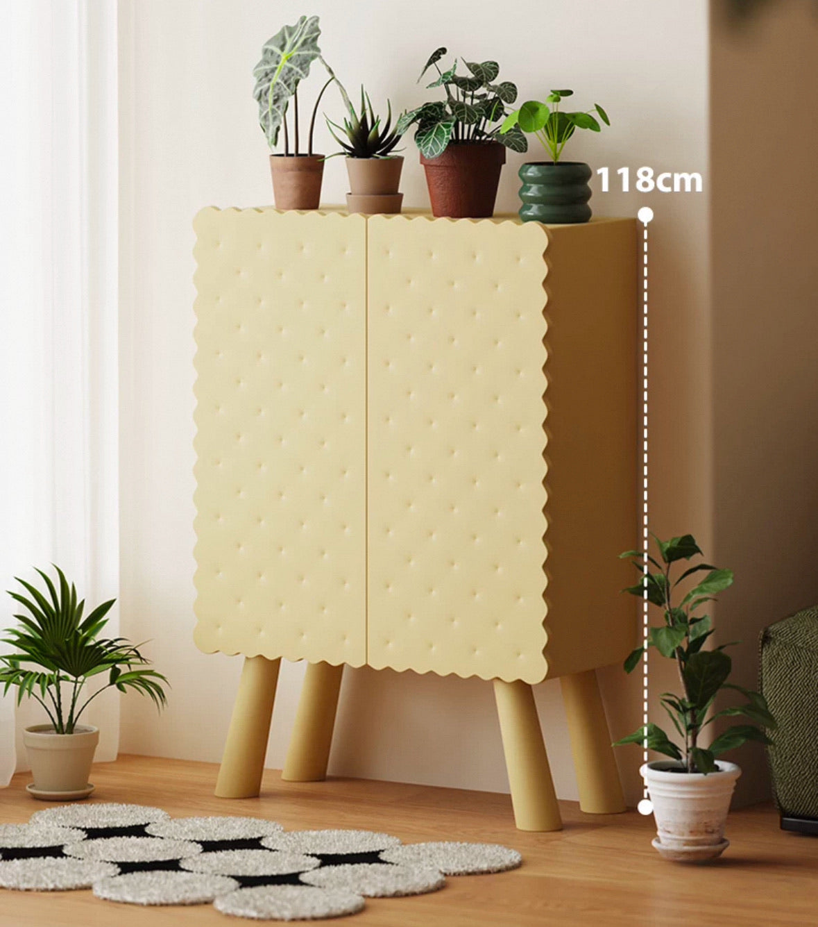 Butter Cracker Cabinet