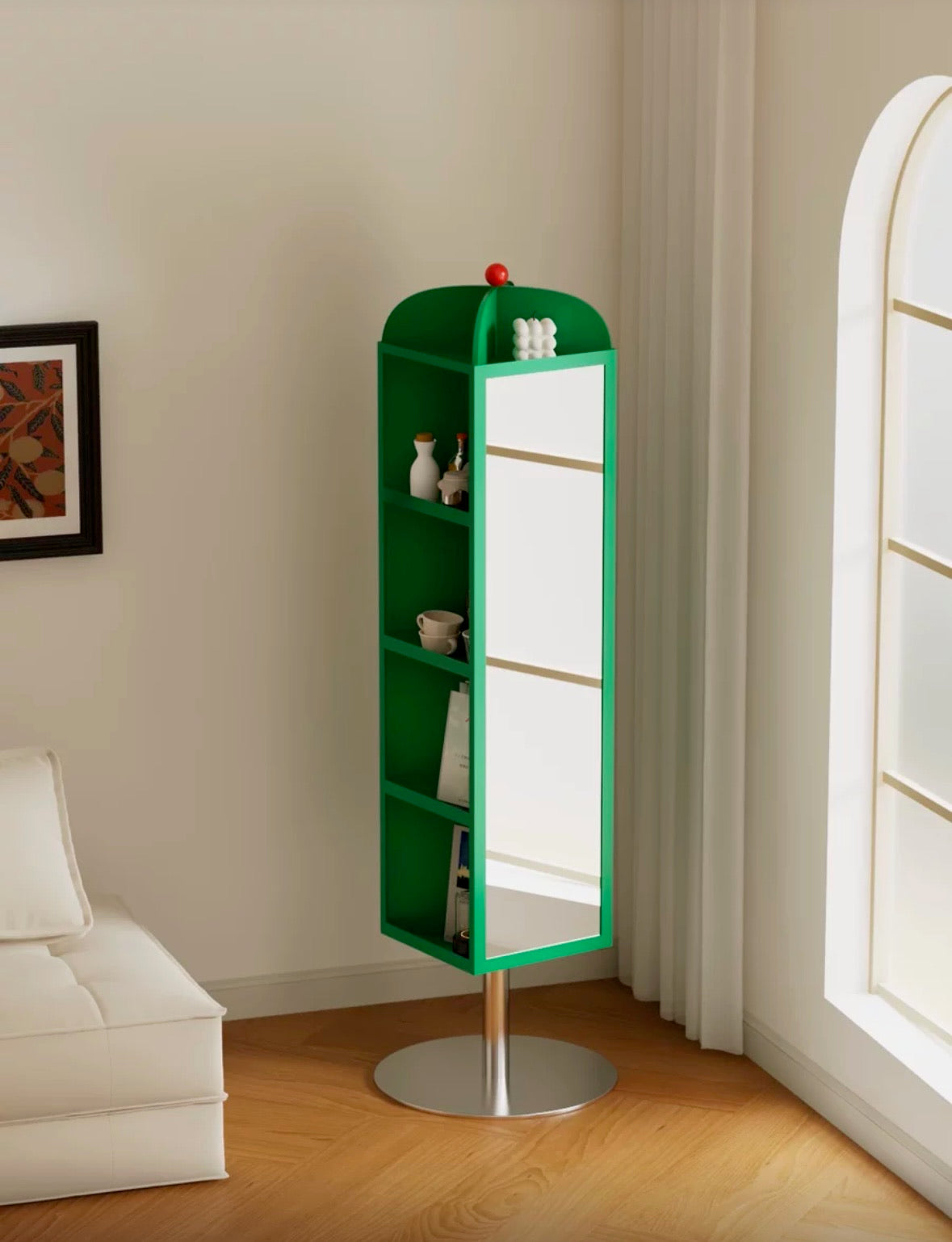 Sapling Carousel Mirror Cabinet