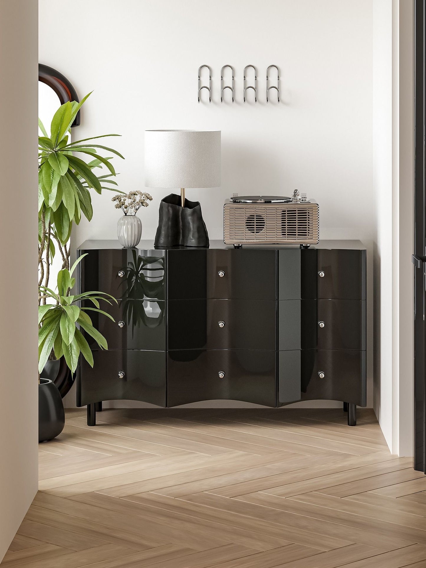 Candied Ripple Cabinet