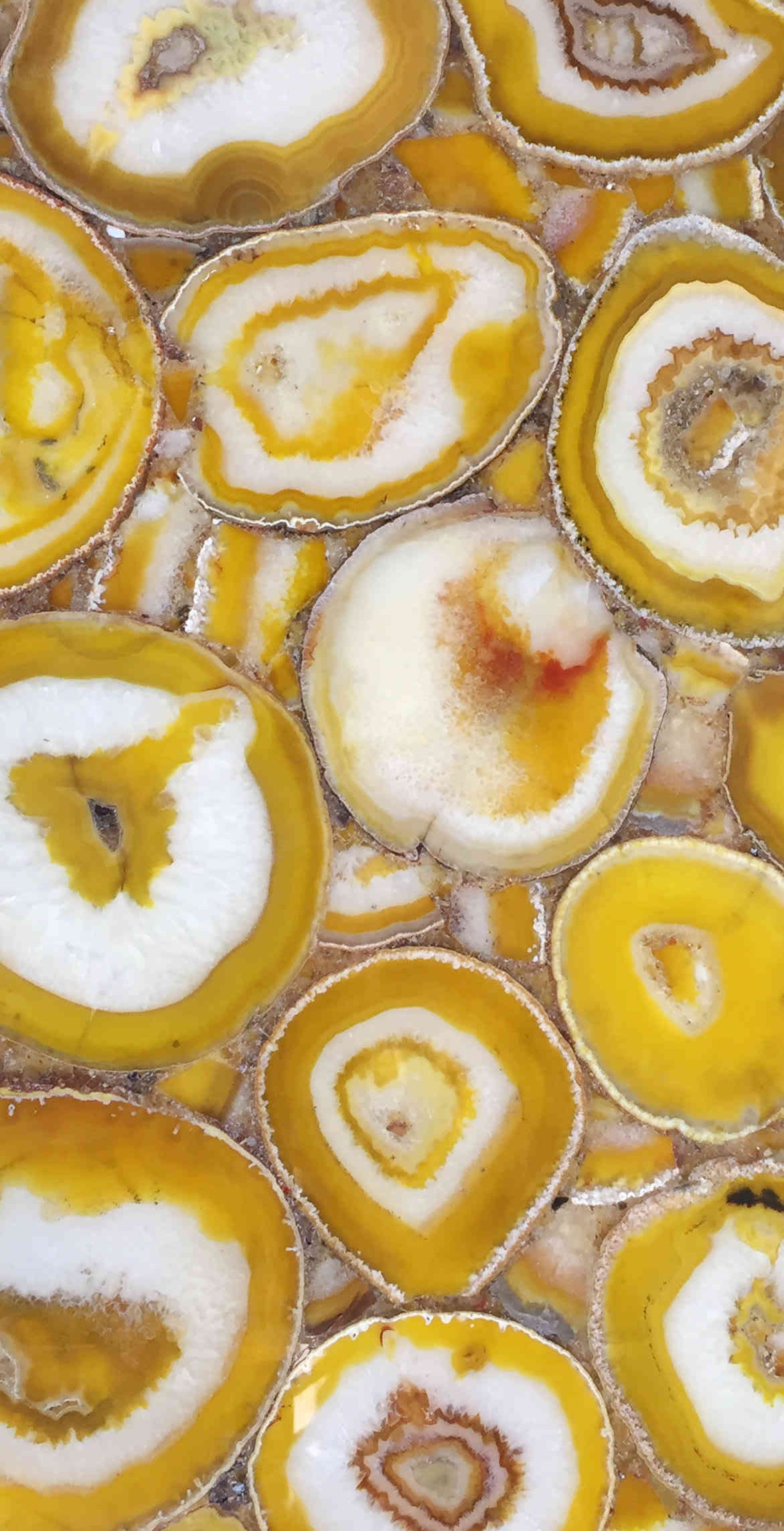 Golden Agate Gemstone Slab