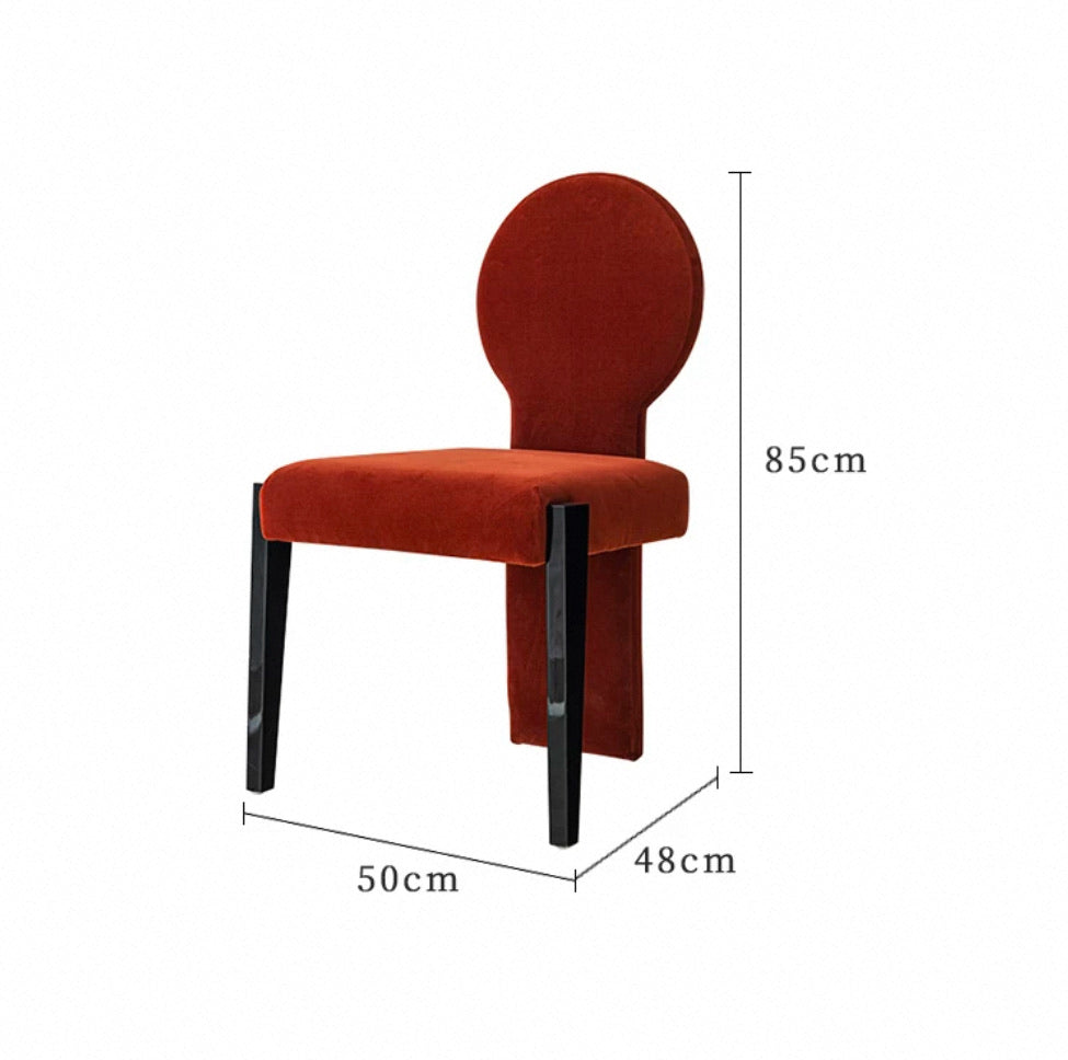 Macaron Velvet Accent Chair