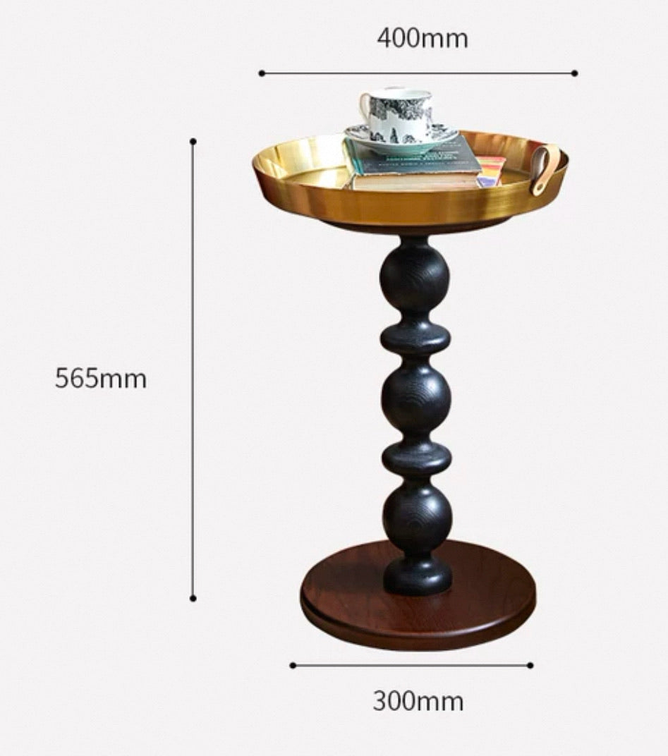 Gilded Balance Side Table