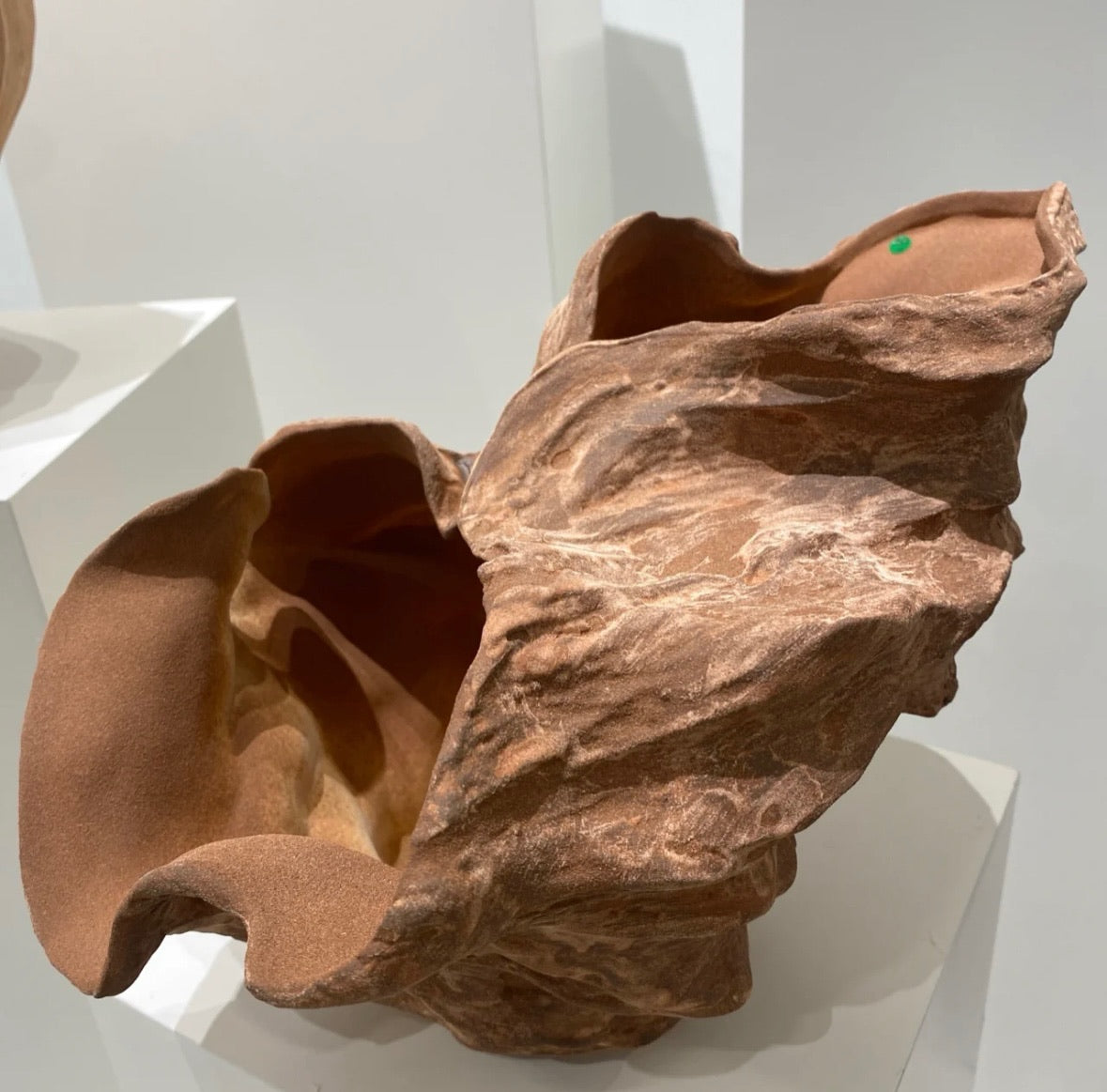 Reef Stone Handcrafted Ceramic Sculpture