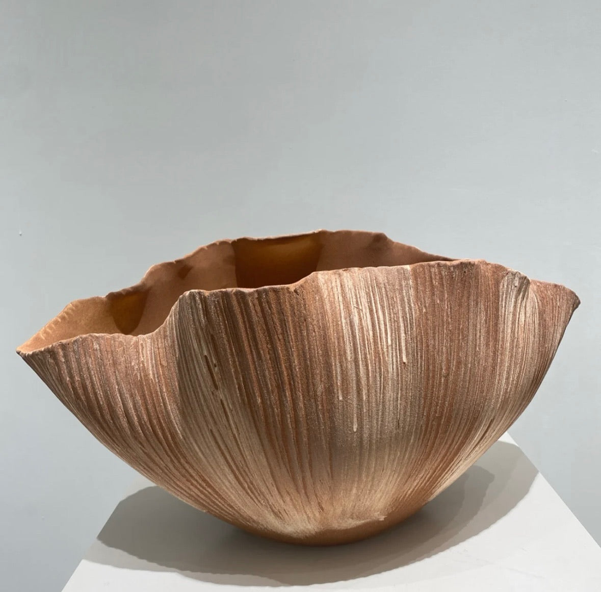 Terra Shell Handcrafted Ceramic Vessel