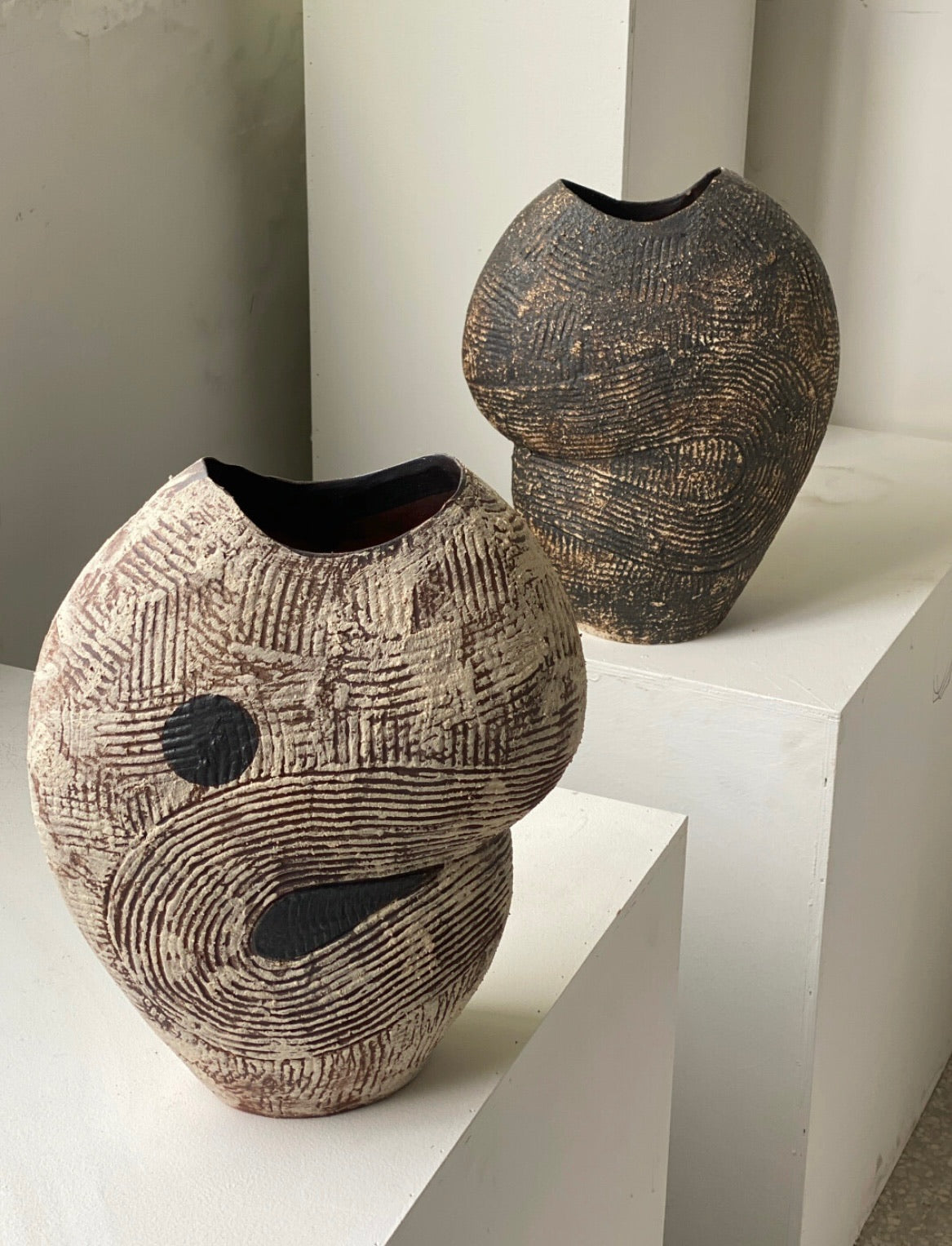 Pea Form Handcrafted Ceramic Vase