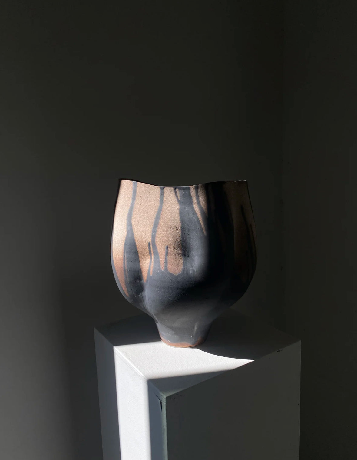 Molten Flow Handcrafted Ceramic Vase
