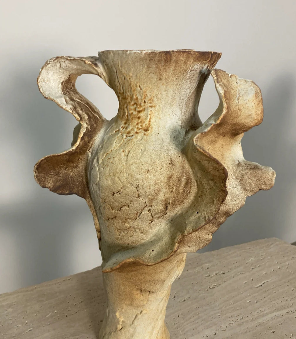 Petal Relic Handcrafted Ceramic Vessel