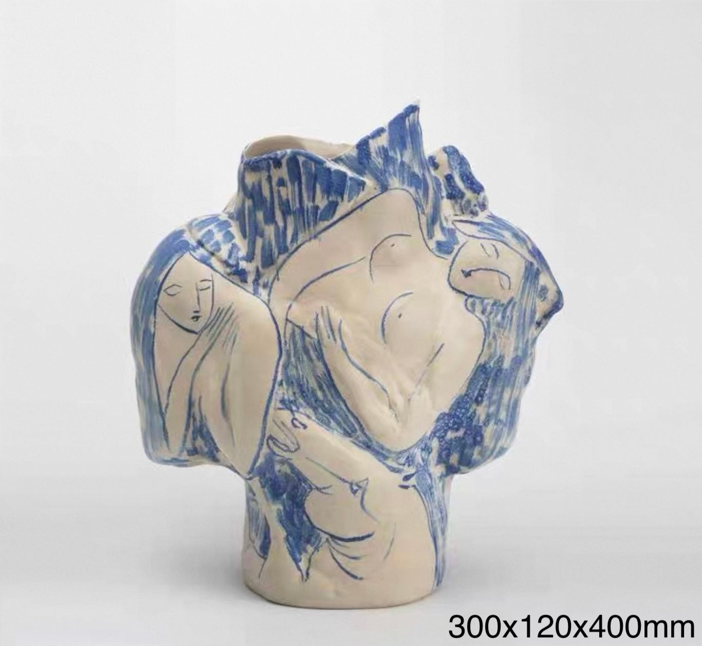 Figure Study Sculptural Vase