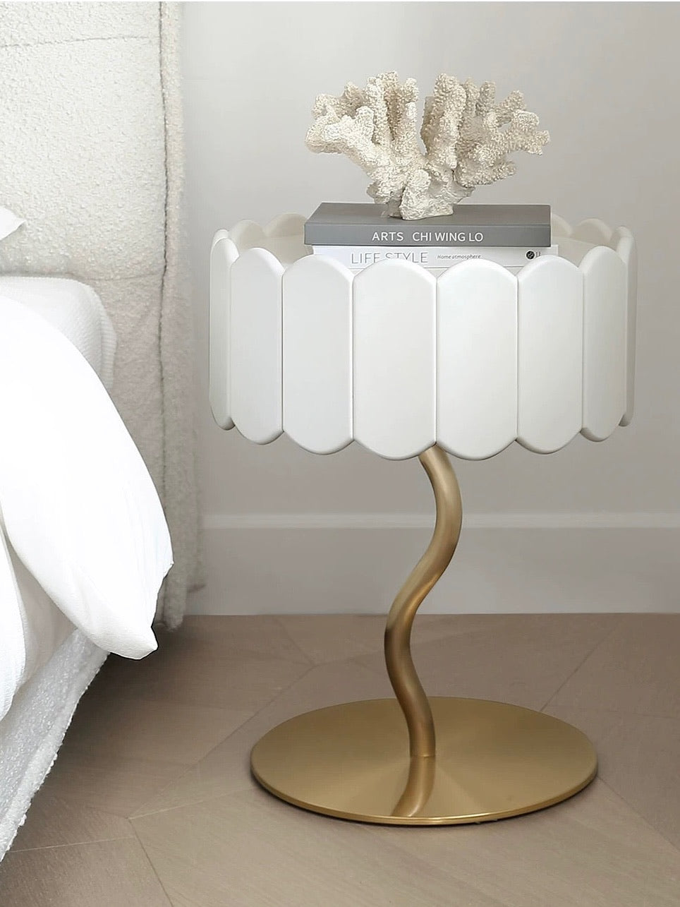 Lumière Sculptural Side Table
