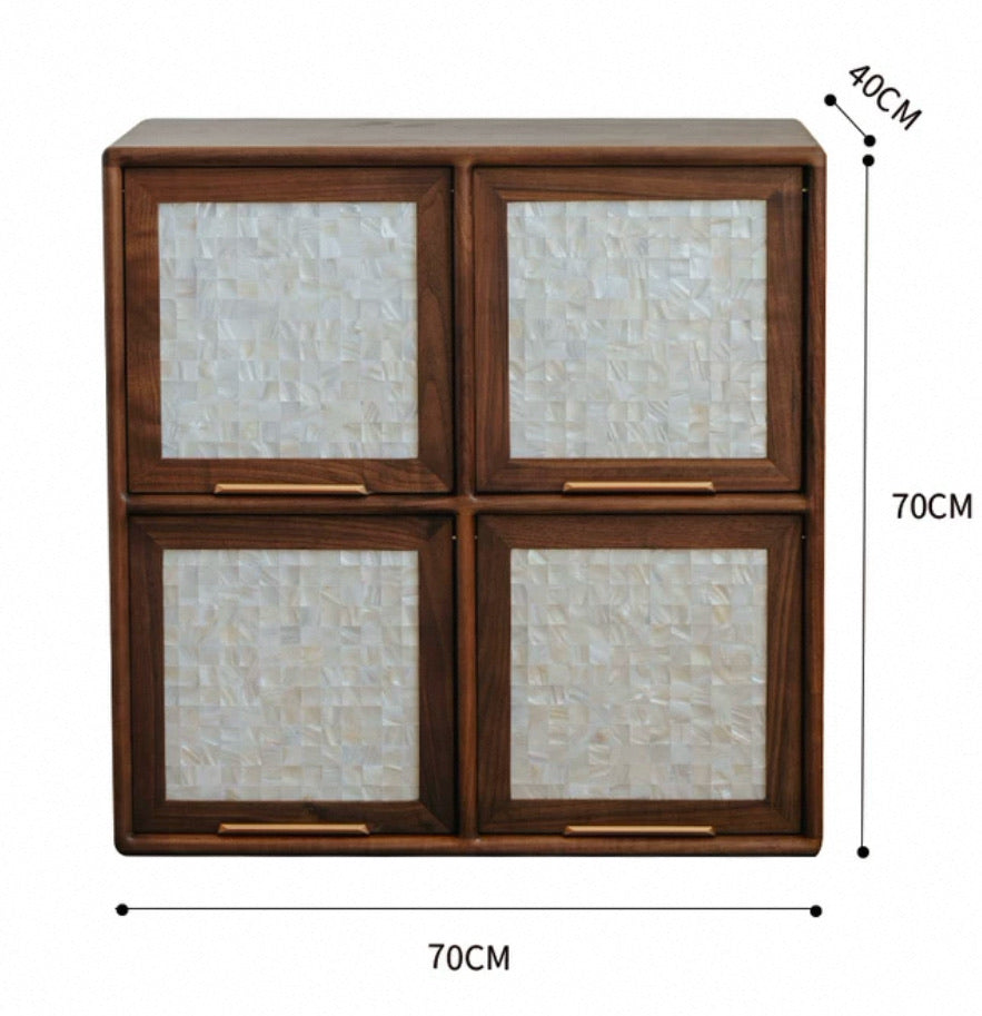 Walnut & Mother-of-Pearl Cabinet