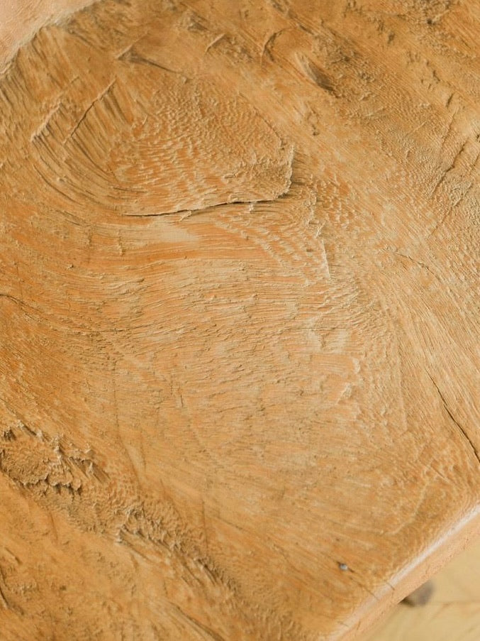 Wooden Swivel Armchair