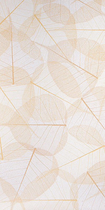 Golden Leaf Vein Translucent Panel